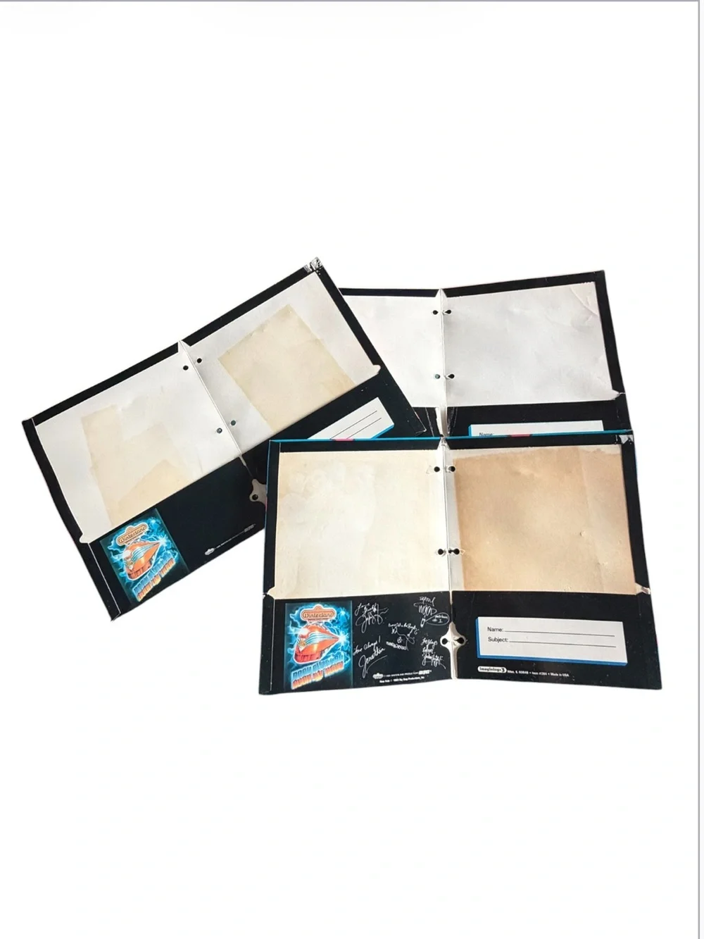 Vintage New Kids on the Block Set of Folders and Binder
